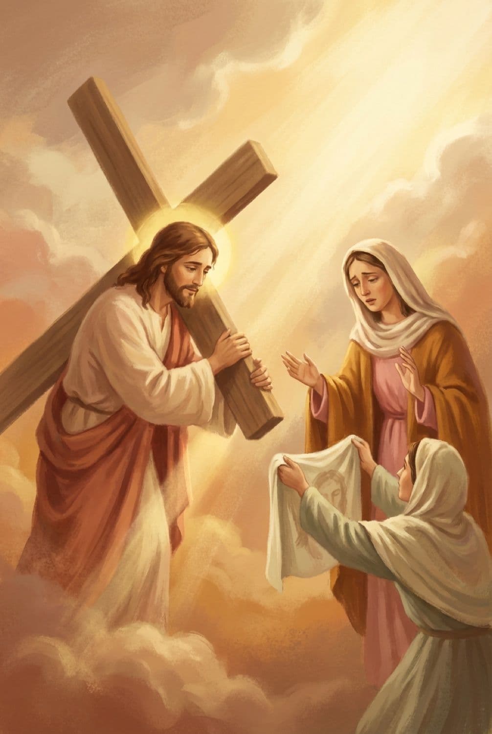 Second Station — Jesus Takes Up His Cross