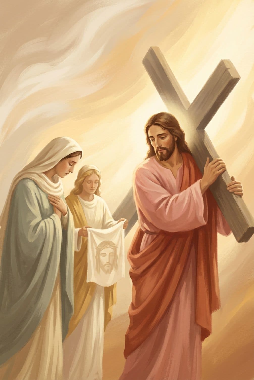 Seventh Station — Jesus Falls the Second Time
