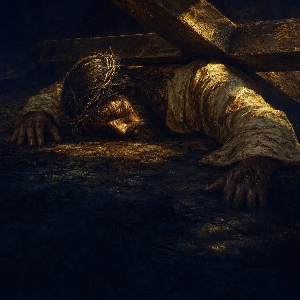 Ninth Station — Jesus Falls the Third Time
