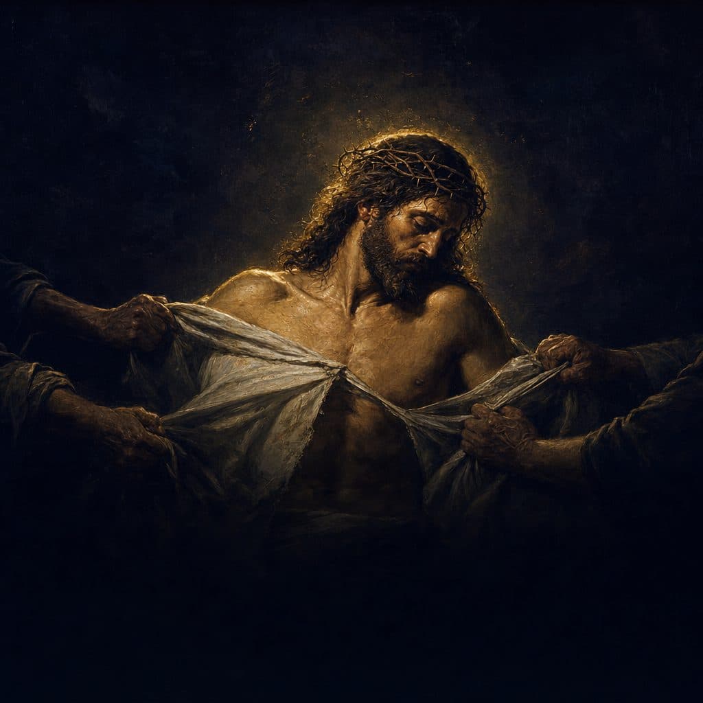 Tenth Station — Jesus Is Stripped of His Garments