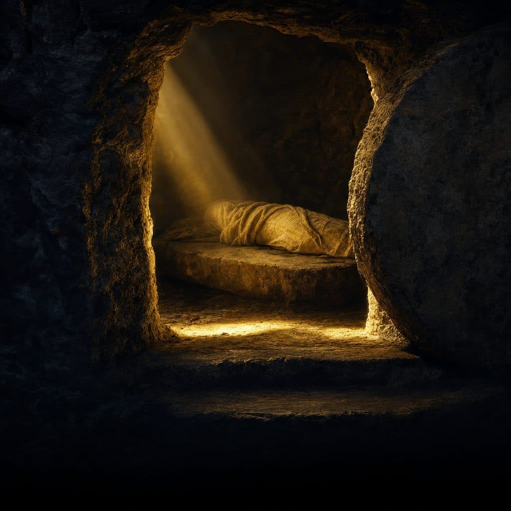 Fourteenth Station — Jesus Is Laid in the Tomb